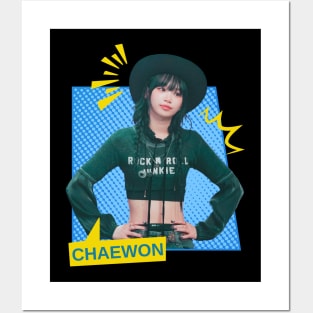 Chaewon Le Sserafim Comic Posters and Art